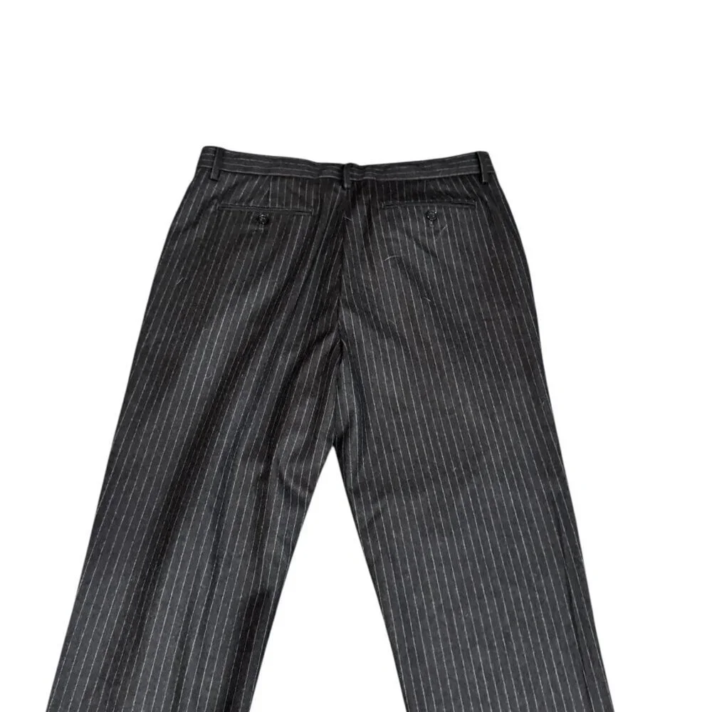 Banana Republic Men’s Wool Flannel Trousers Vitale Barberis Canonico 120’s •